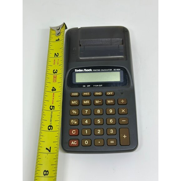 VTG Radio Shack EC-3024 Printing Calculator OLD STOCK Untested For Parts Only - Picture 7 of 7